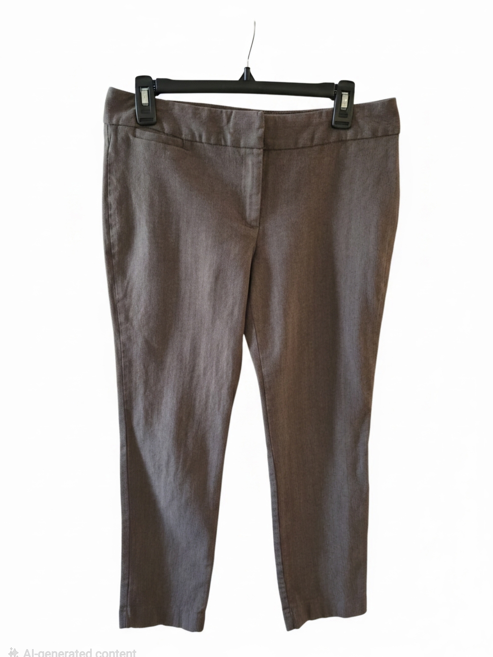 Ellen Tracy Chocolate Brown Straight-Leg Dress Pants